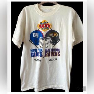 Vintage 2001 Superbowl XXXV Tee Shirt